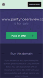 Mobile Screenshot of pantyhosereview.com