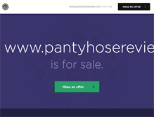 Tablet Screenshot of pantyhosereview.com